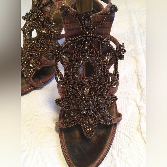 Authentic Roberto Cavalli heels with rhinestones - Picture 7 of 10